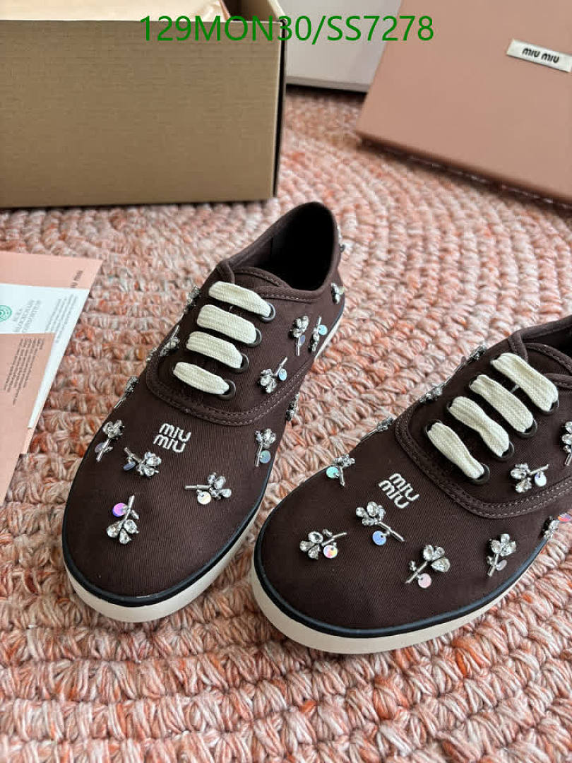 Miu Miu-Women Shoes Code: SS7278 $: 129USD