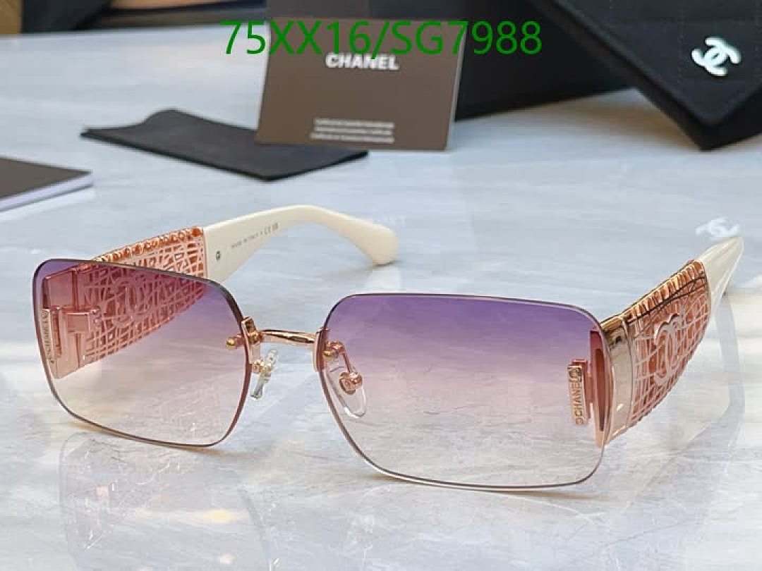 Chanel-Glasses Code: SG7988 $: 75USD