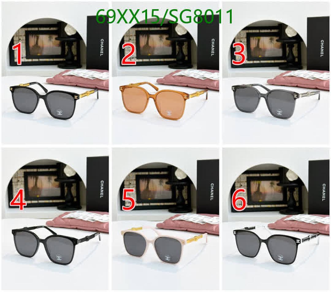 Chanel-Glasses Code: SG8011 $: 69USD