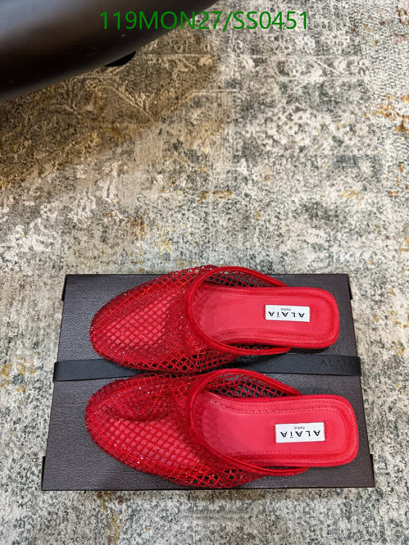 Alaia-Women Shoes Code: SS0451 $: 119USD