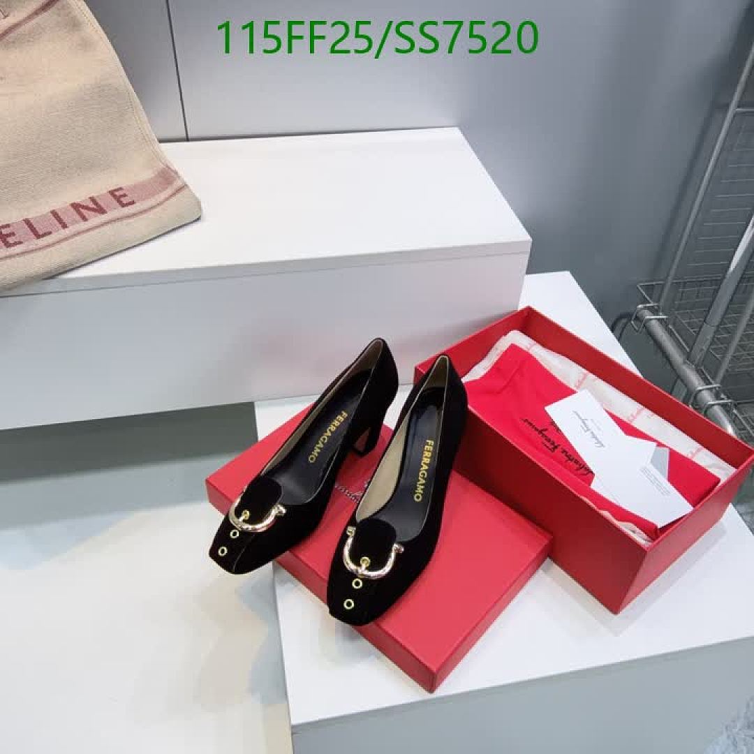 Ferragamo-Women Shoes Code: SS7520 $: 115USD