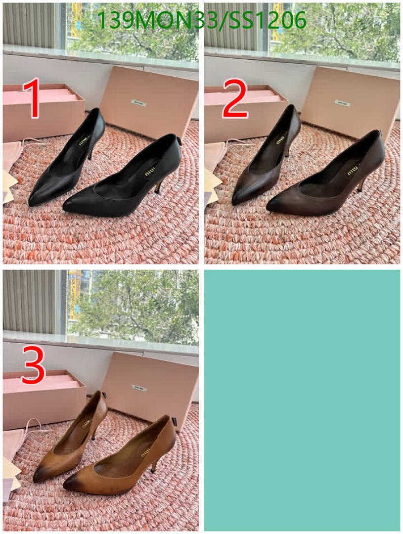 Miu Miu-Women Shoes Code: SS1206 $: 139USD