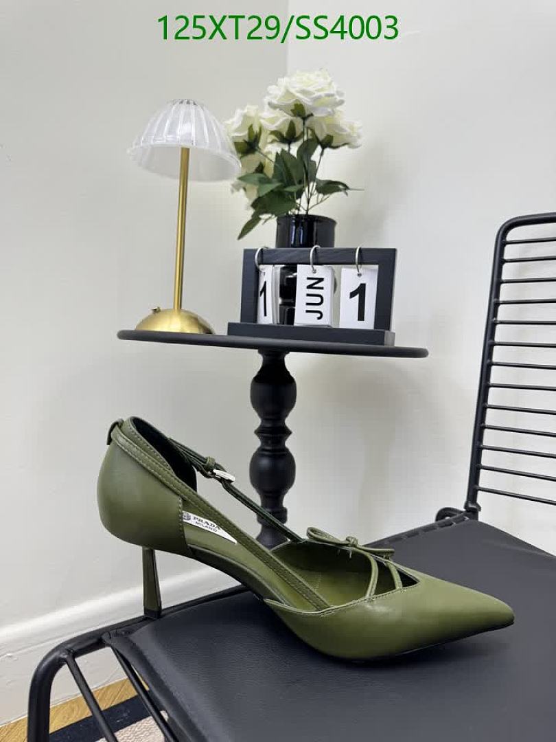 Prada-Women Shoes Code: SS4003 $: 125USD