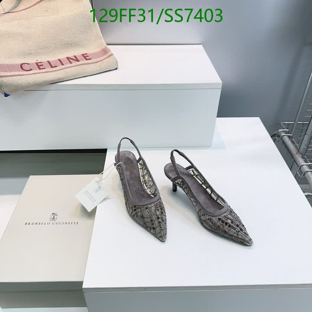 Brunello Cucinelli-Women Shoes Code: SS7403 $: 129USD