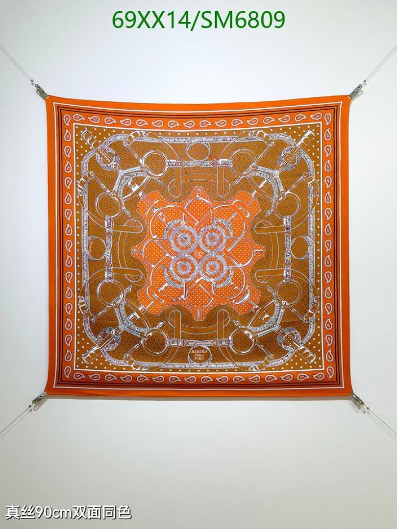 Hermes-Scarf Code: SM6809 $: 69USD