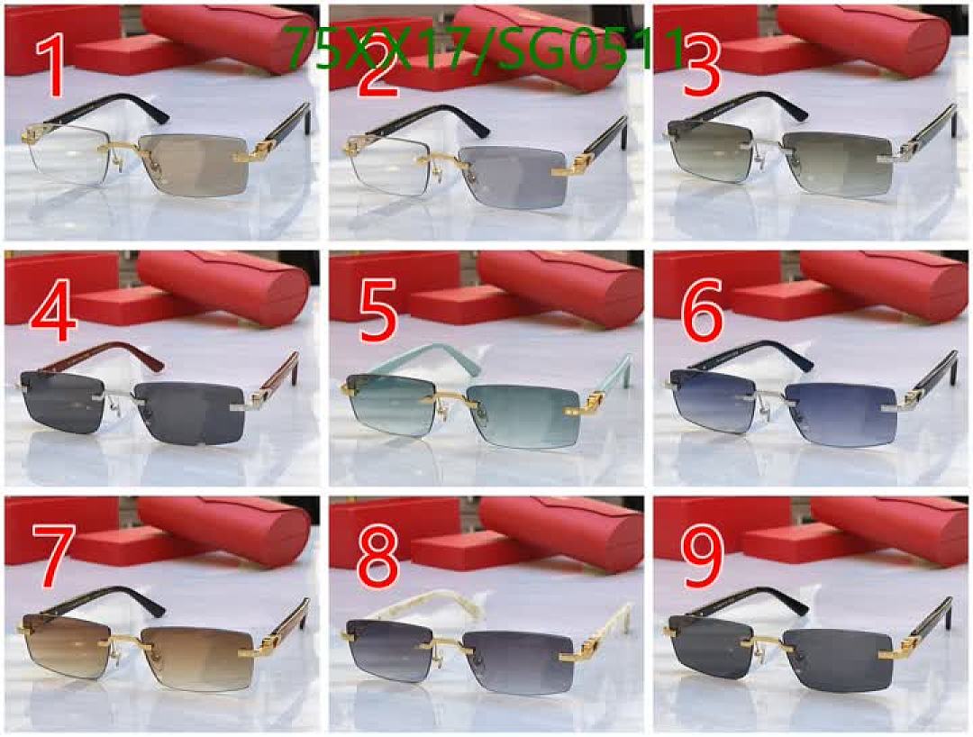 Cartier-Glasses Code: SG0511 $: 75USD