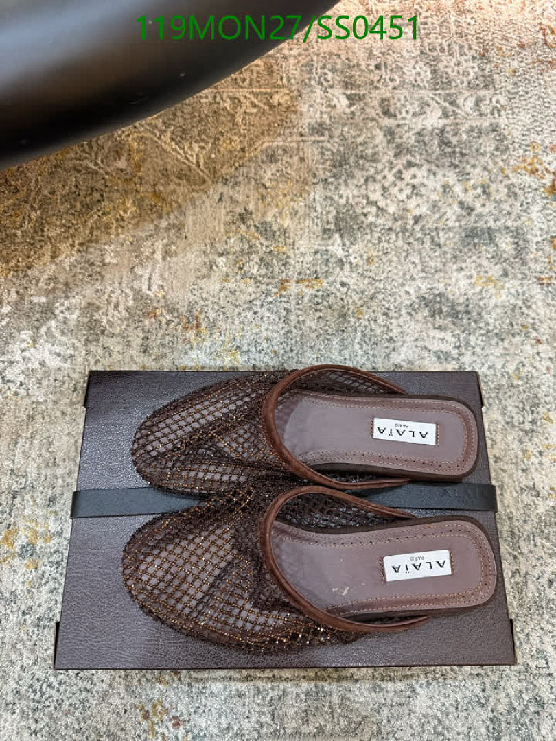 Alaia-Women Shoes Code: SS0451 $: 119USD