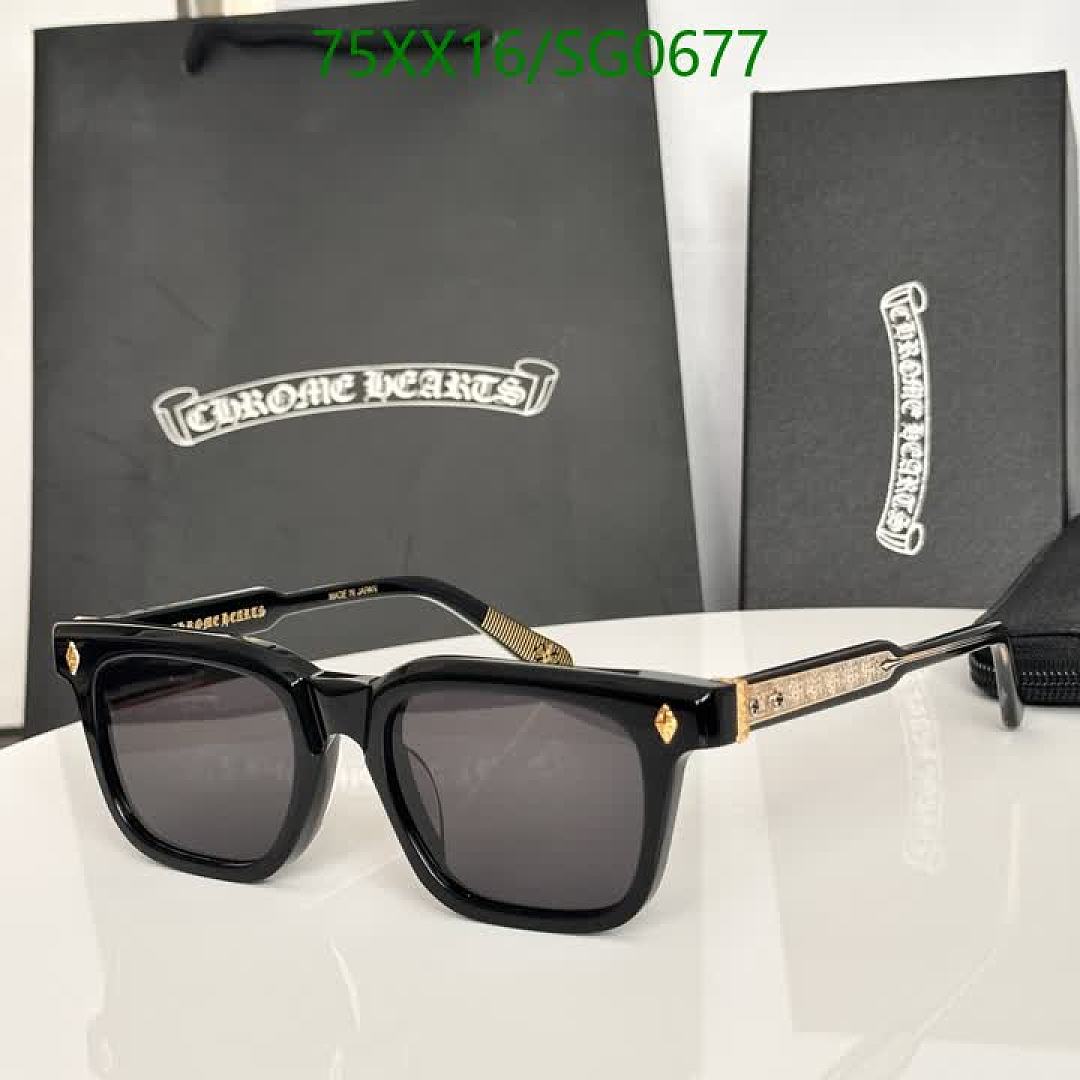 Chrome Hearts-Glasses Code: SG0677 $: 75USD