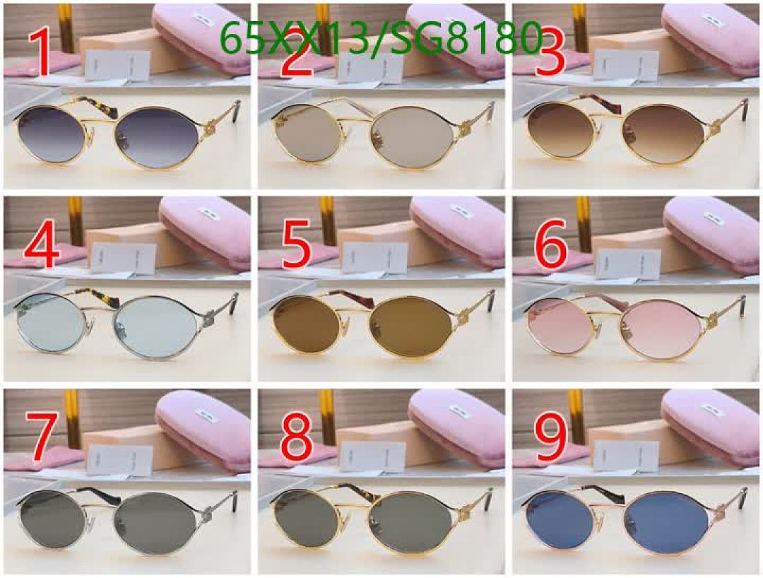 Miu Miu-Glasses Code: SG8180 $: 65USD