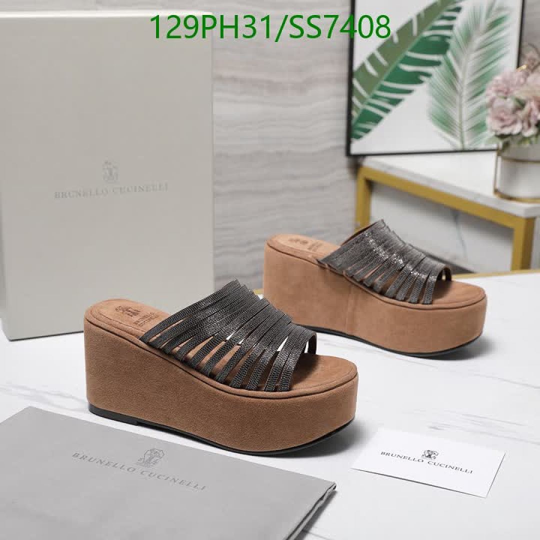 Brunello Cucinelli-Women Shoes Code: SS7408 $: 129USD