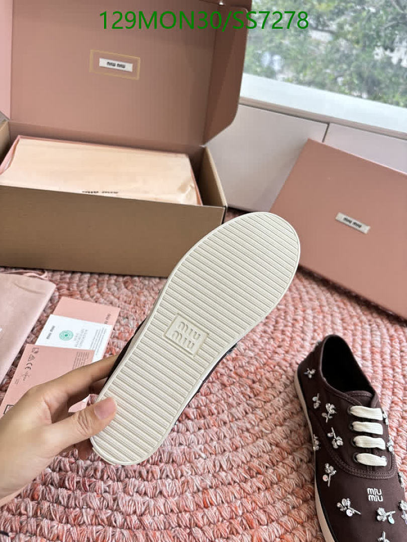 Miu Miu-Women Shoes Code: SS7278 $: 129USD