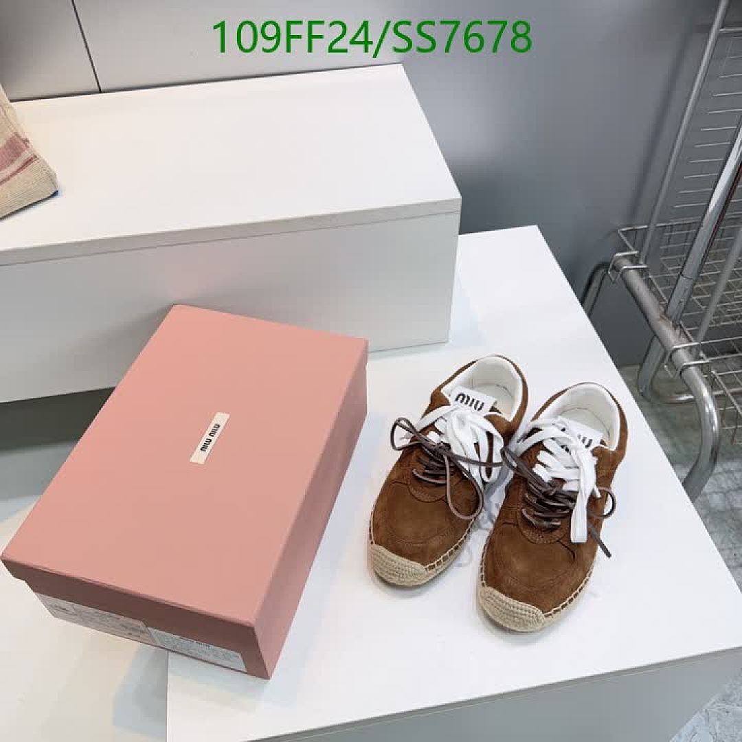 Miu Miu-Women Shoes Code: SS7678 $: 109USD