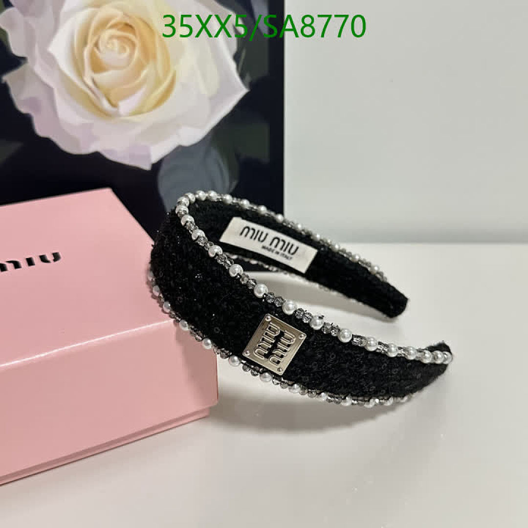 MIU MIU-Headband Code: SA8770 $: 35USD