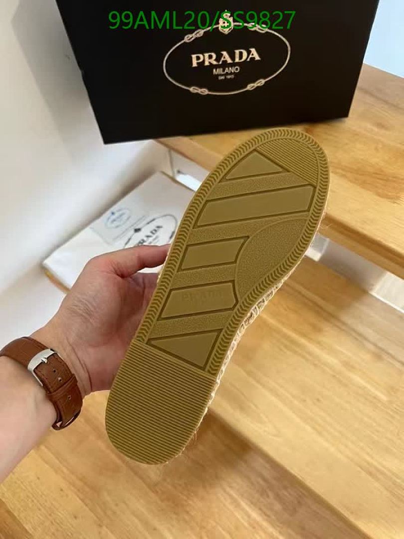 Prada-Women Shoes Code: SS9827 $: 99USD