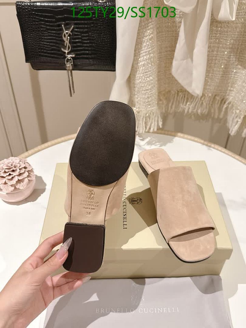 Brunello Cucinelli-Women Shoes Code: SS1703 $: 125USD