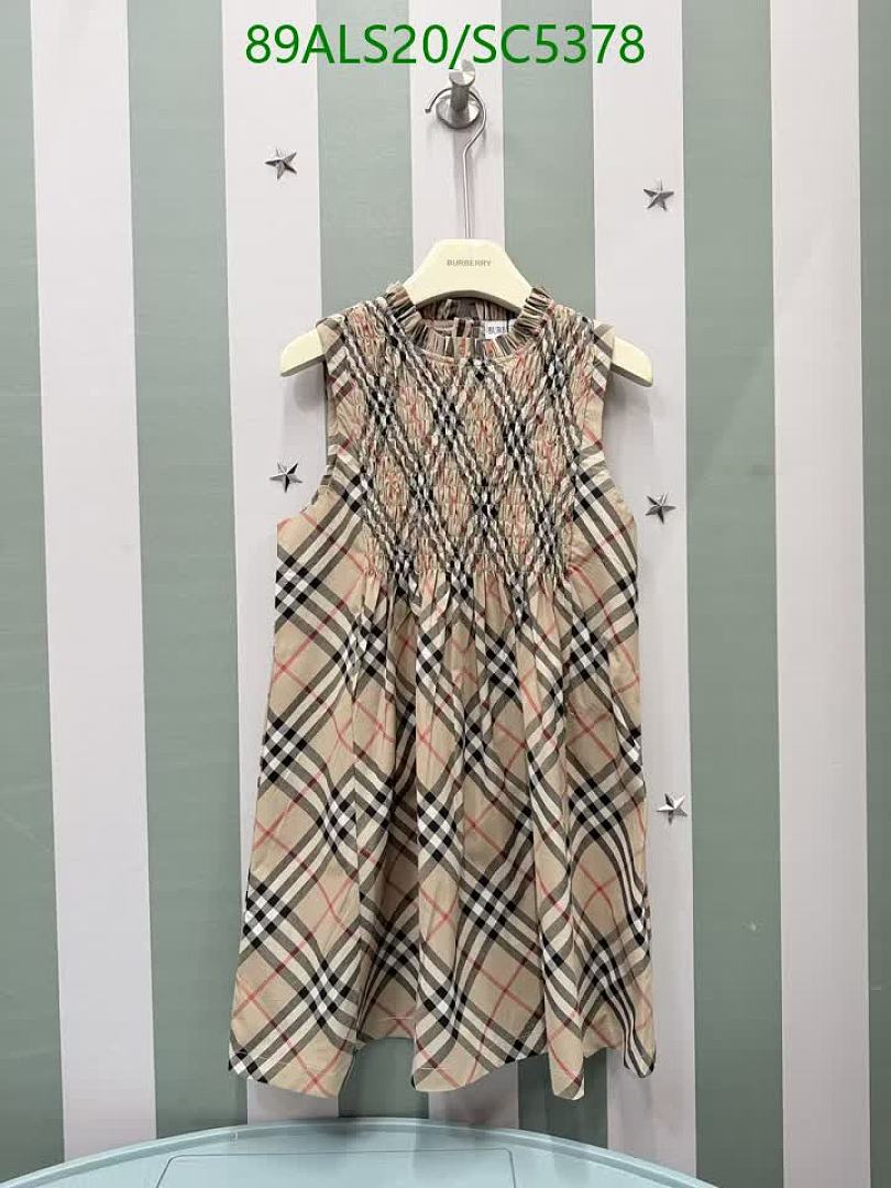 Burberry-Kids Clothing Code: SC5378 $: 89USD