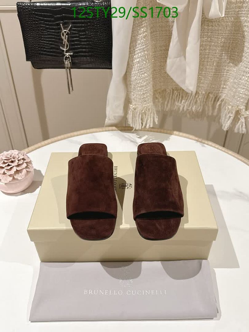 Brunello Cucinelli-Women Shoes Code: SS1703 $: 125USD