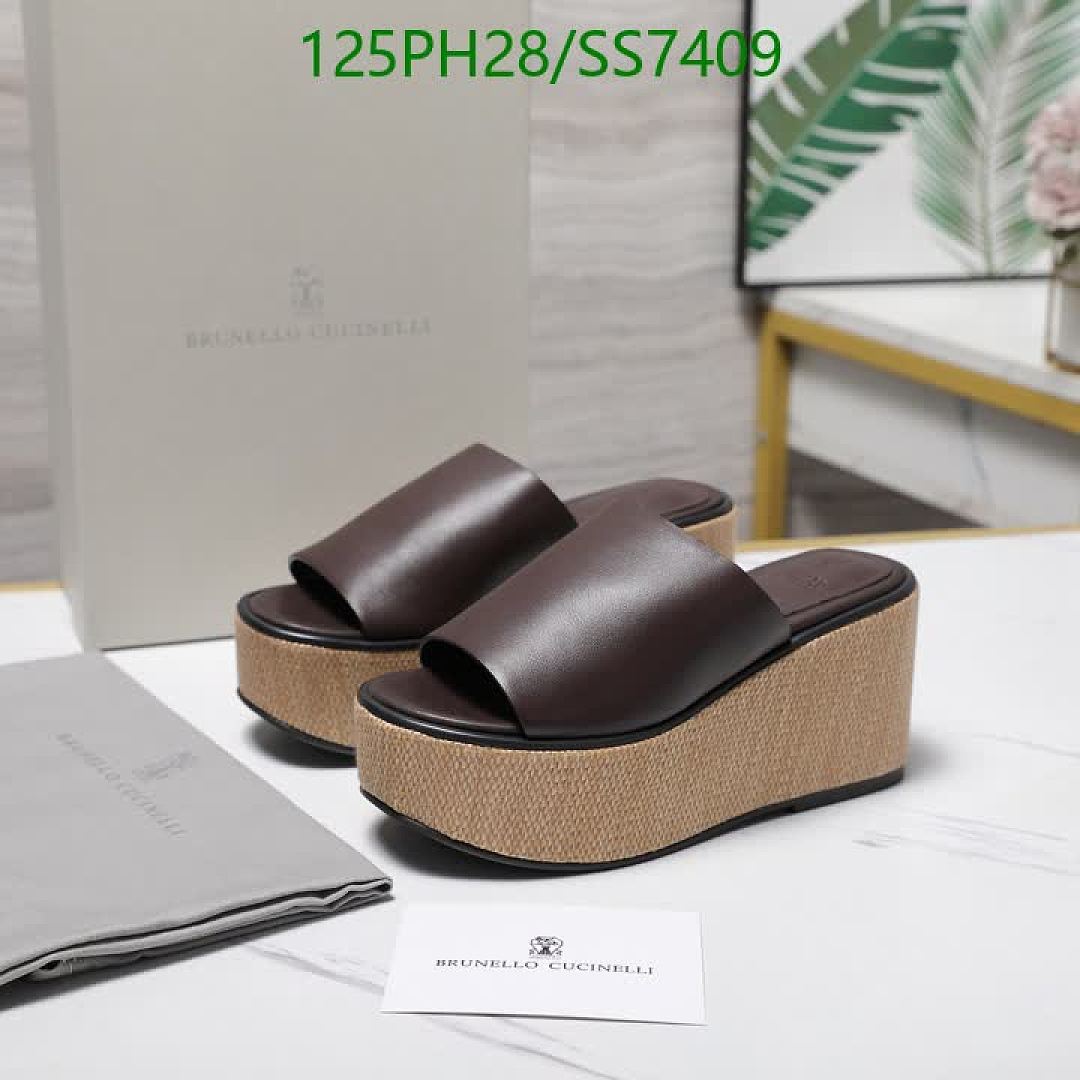 Brunello Cucinelli-Women Shoes Code: SS7409 $: 125USD