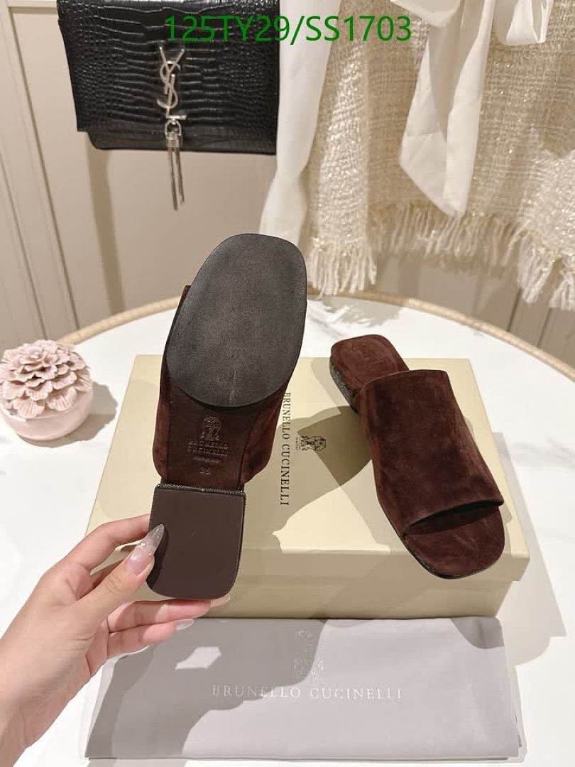 Brunello Cucinelli-Women Shoes Code: SS1703 $: 125USD