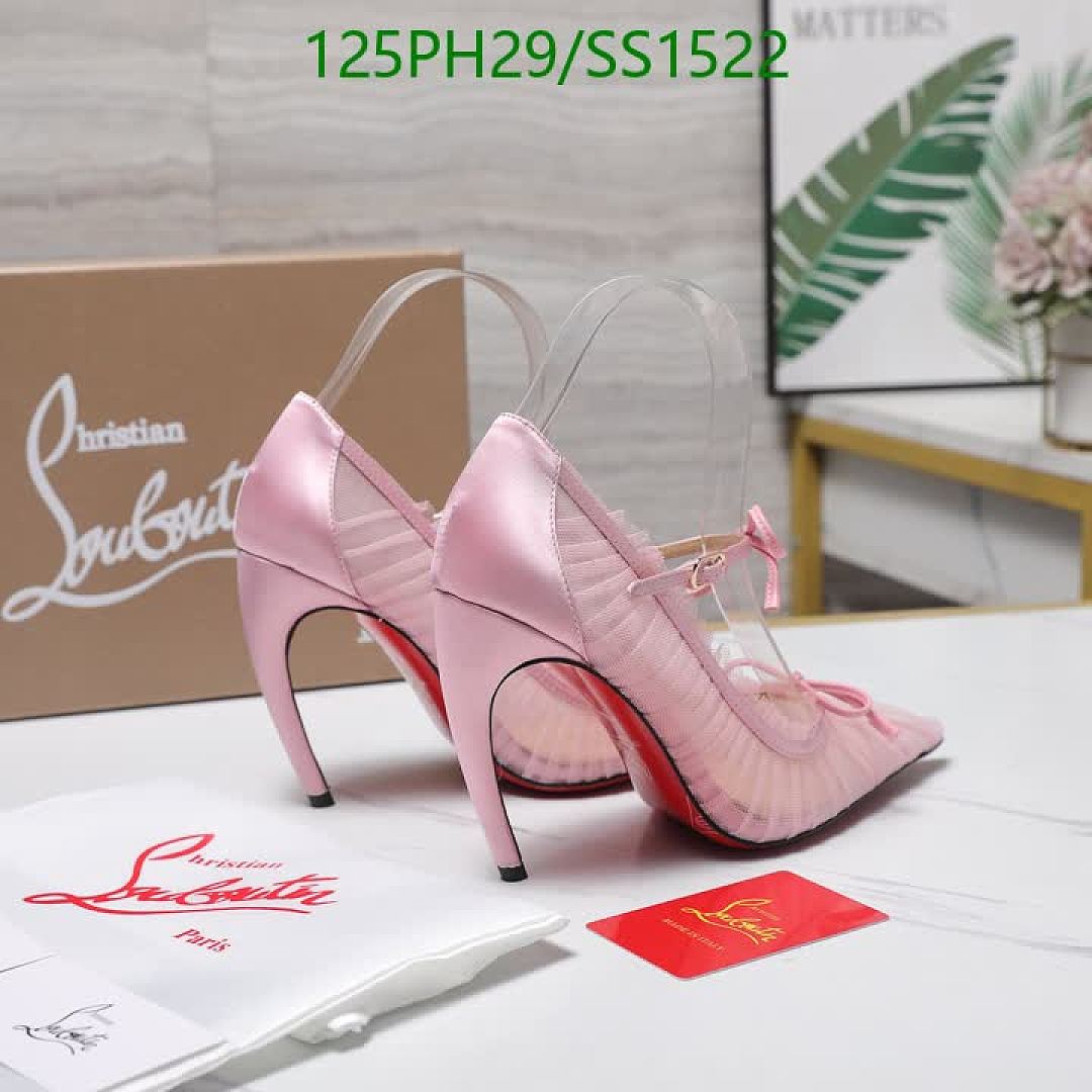 Christian Louboutin-Women Shoes Code: SS1522 $: 125USD