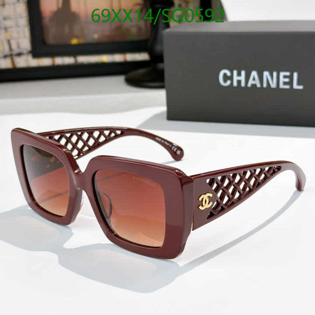 Chanel-Glasses Code: SG0592 $: 69USD