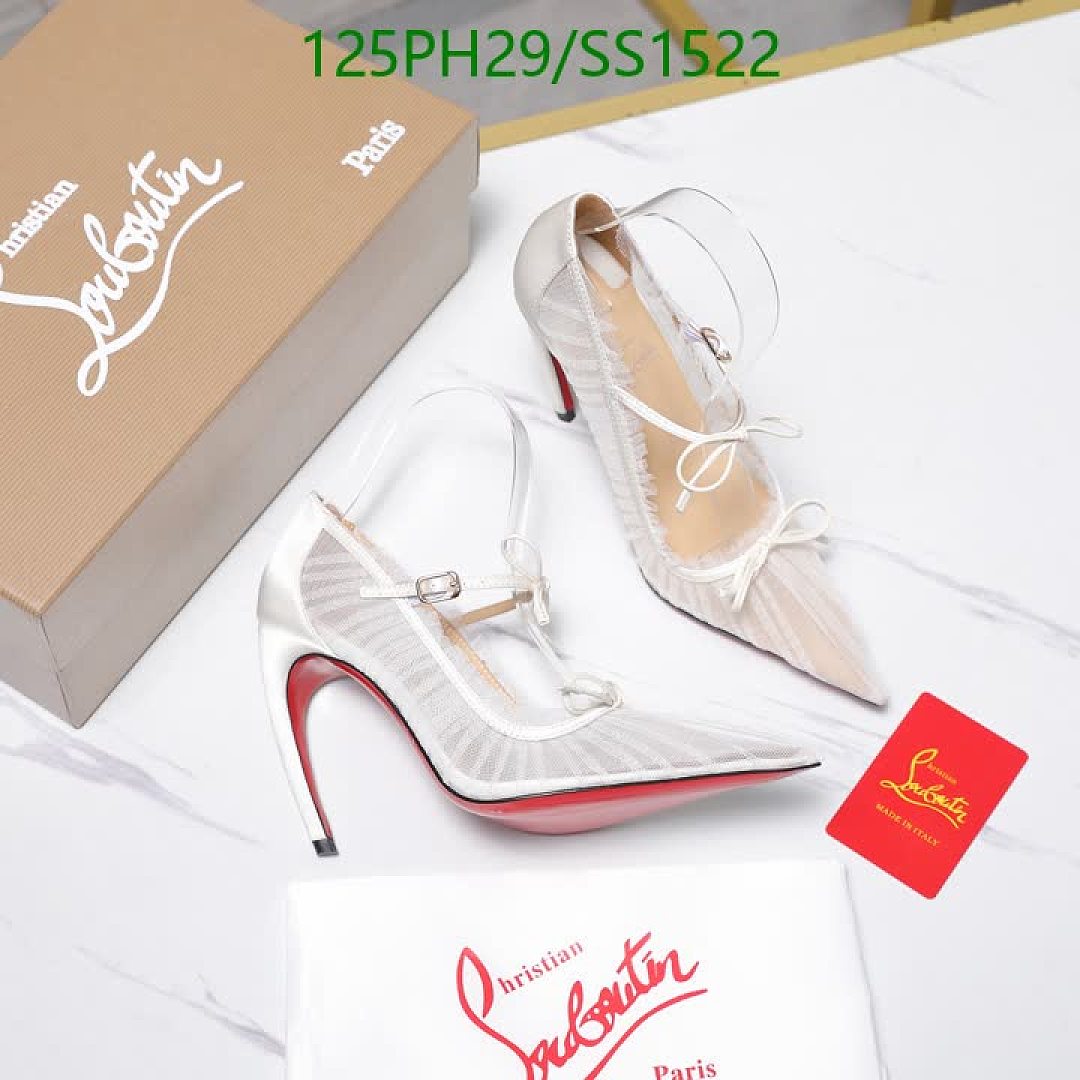 Christian Louboutin-Women Shoes Code: SS1522 $: 125USD