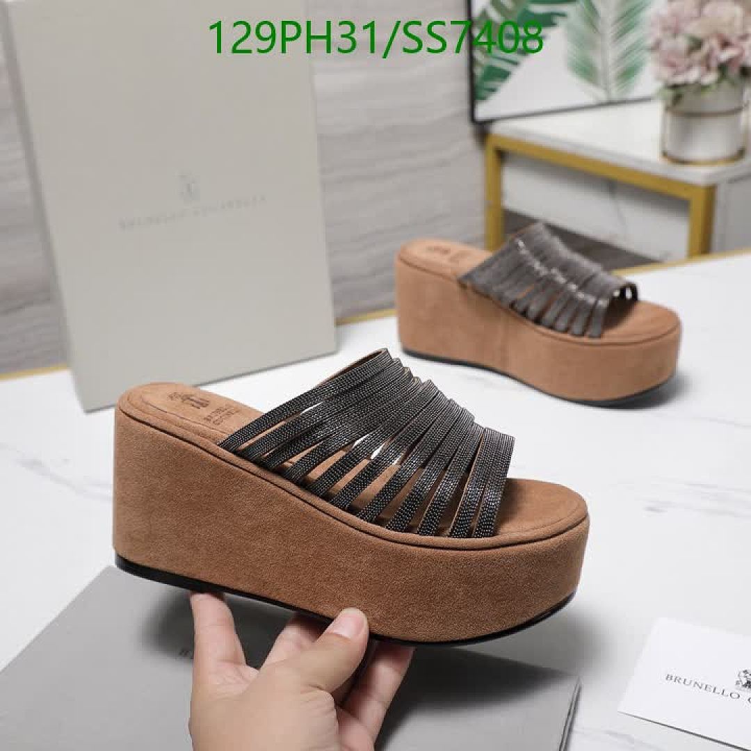 Brunello Cucinelli-Women Shoes Code: SS7408 $: 129USD