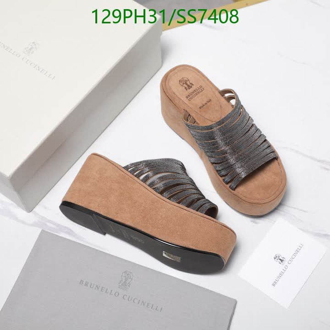 Brunello Cucinelli-Women Shoes Code: SS7408 $: 129USD