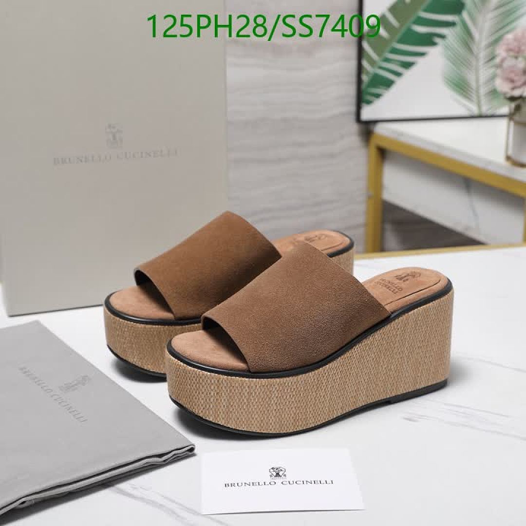 Brunello Cucinelli-Women Shoes Code: SS7409 $: 125USD
