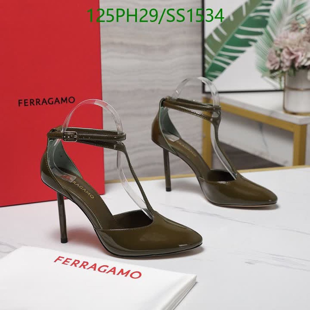 Ferragamo-Women Shoes Code: SS1534 $: 125USD