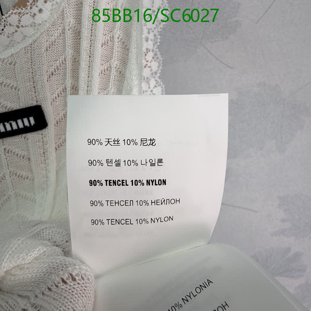 Miu Miu-Clothing Code: SC6027 $: 85USD