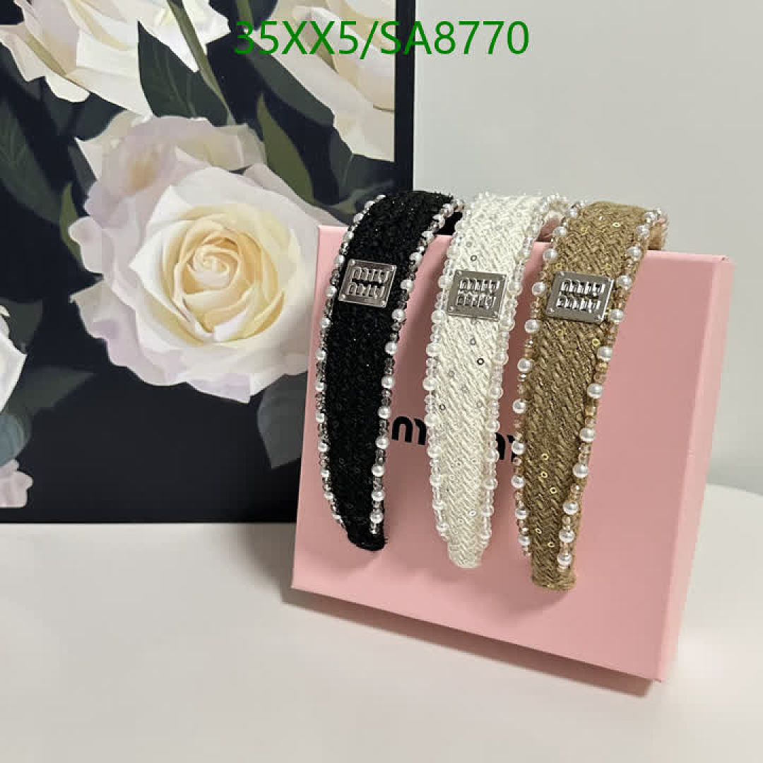 MIU MIU-Headband Code: SA8770 $: 35USD
