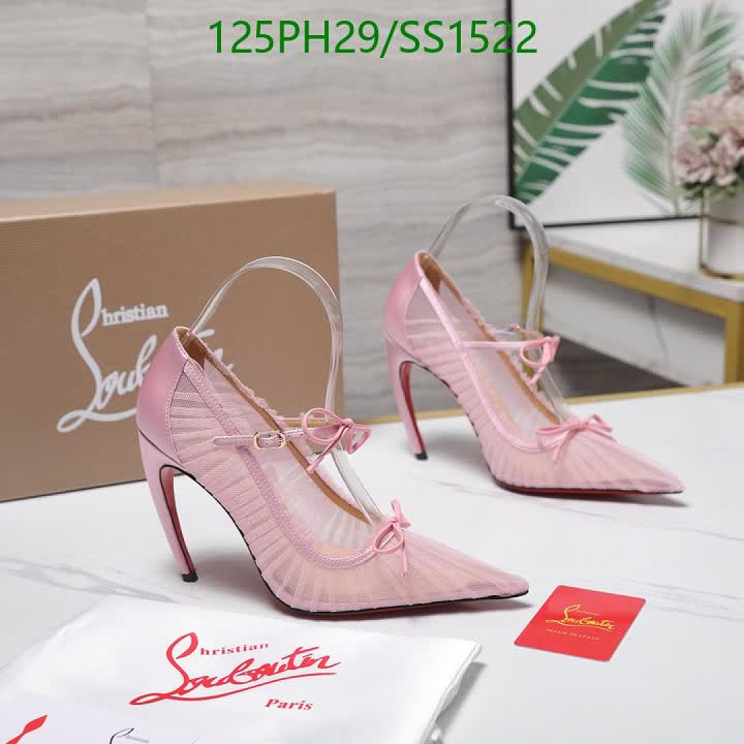 Christian Louboutin-Women Shoes Code: SS1522 $: 125USD