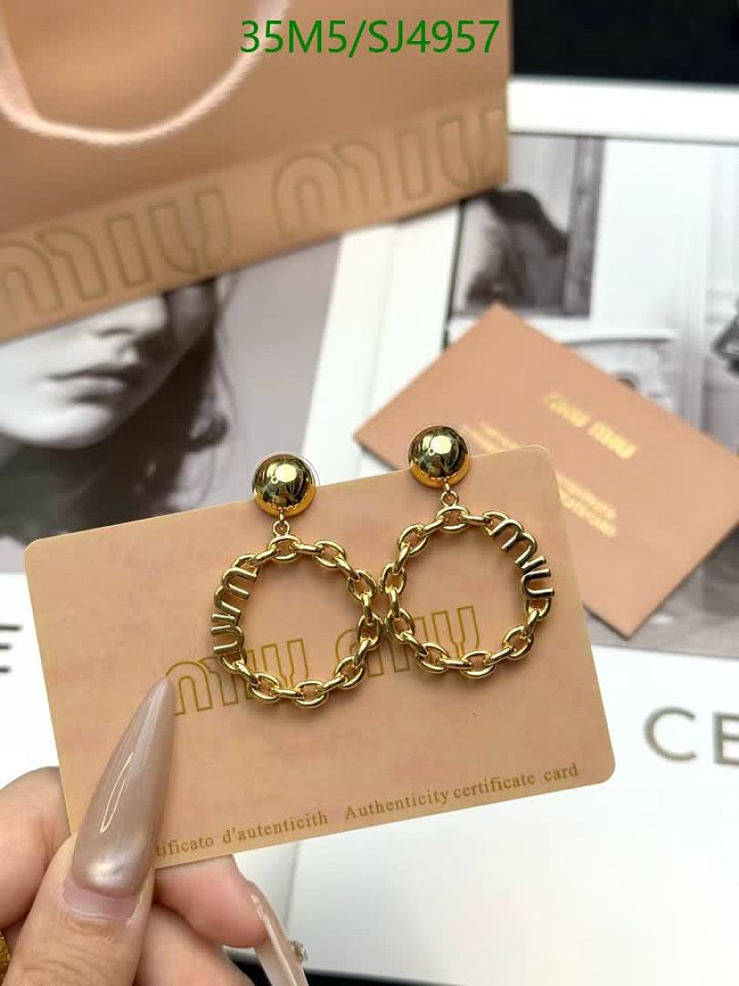 Miu Miu-Jewelry Code: SJ4957 $: 35USD