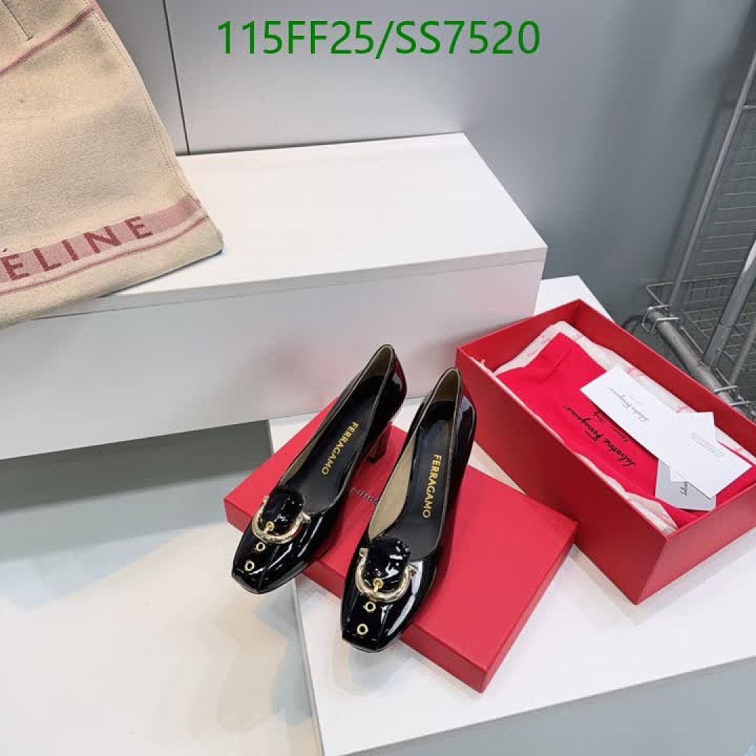 Ferragamo-Women Shoes Code: SS7520 $: 115USD