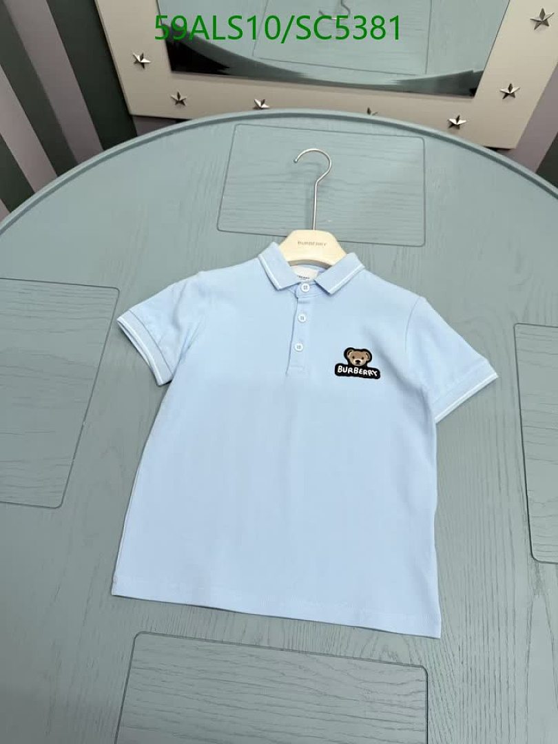 Burberry-Kids Clothing Code: SC5381 $: 59USD