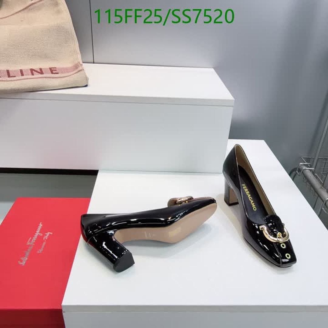 Ferragamo-Women Shoes Code: SS7520 $: 115USD