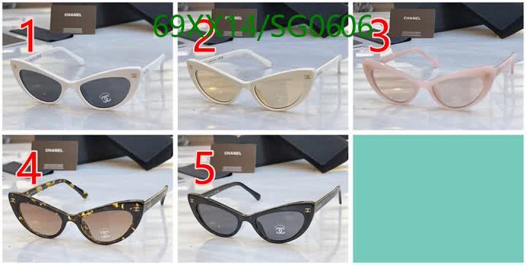 Chanel-Glasses Code: SG0606 $: 69USD