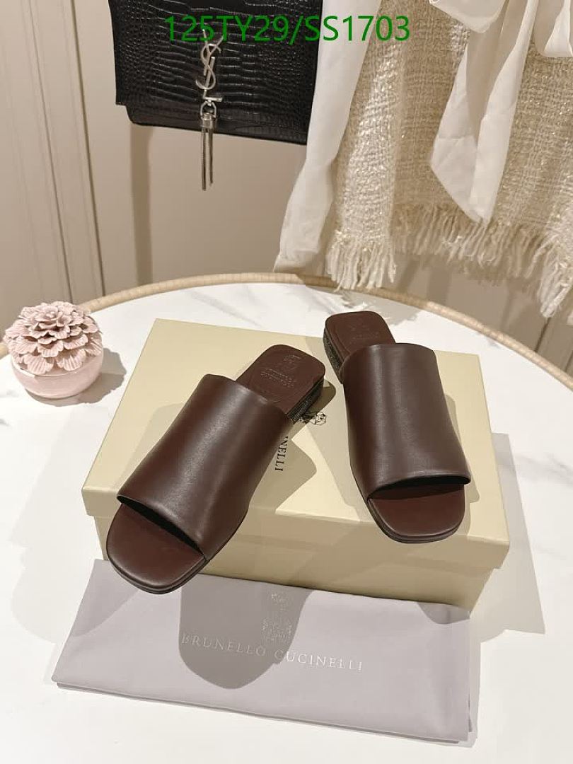 Brunello Cucinelli-Women Shoes Code: SS1703 $: 125USD