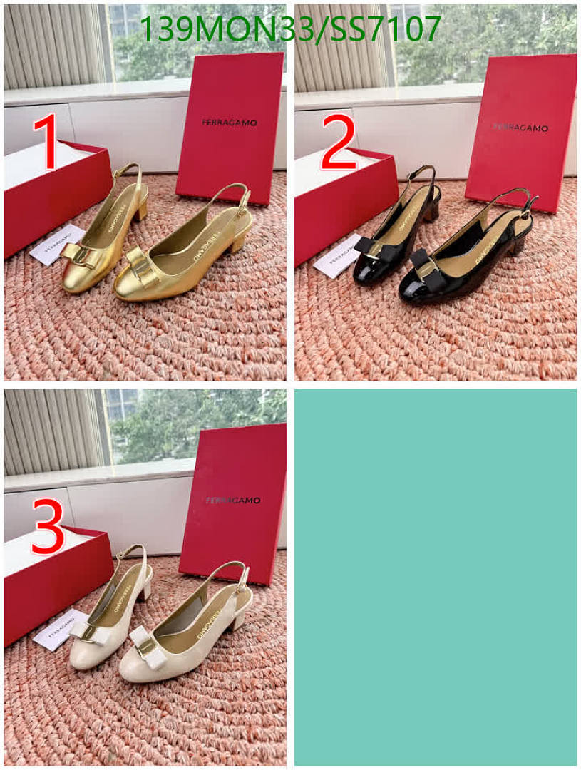 Ferragamo-Women Shoes Code: SS7107 $: 139USD