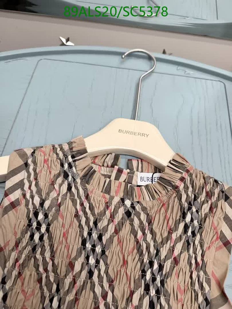 Burberry-Kids Clothing Code: SC5378 $: 89USD