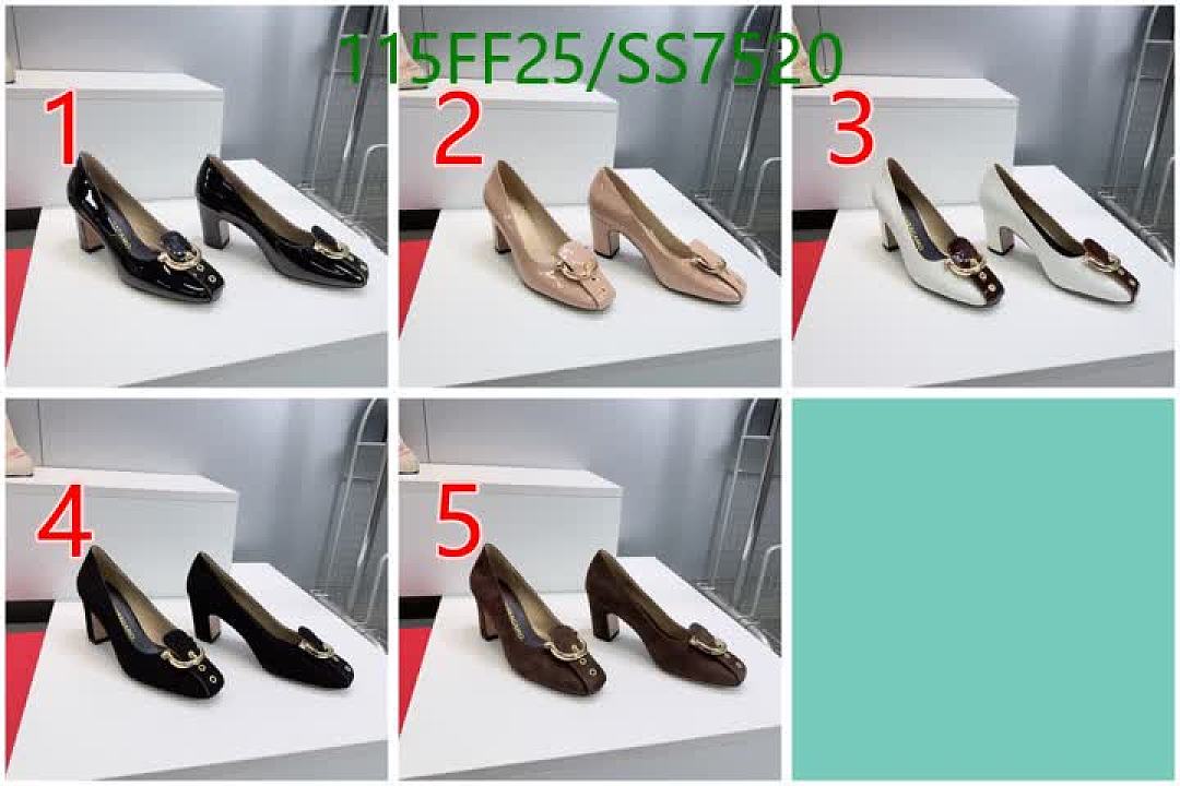 Ferragamo-Women Shoes Code: SS7520 $: 115USD