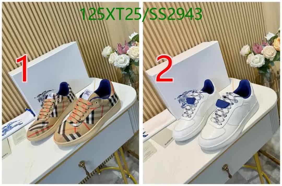 Burberry-Men shoes Code: SS2943 $: 125USD