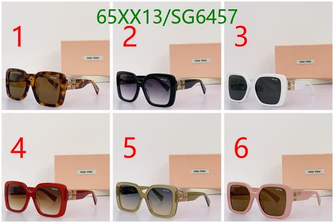 Miu Miu-Glasses Code: SG6457 $: 65USD