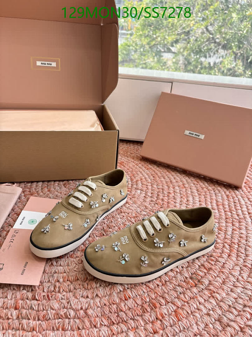 Miu Miu-Women Shoes Code: SS7278 $: 129USD