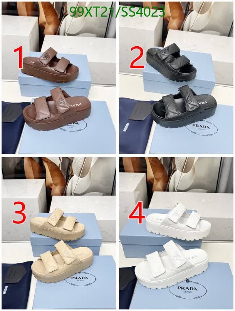 Prada-Women Shoes Code: SS4023 $: 99USD