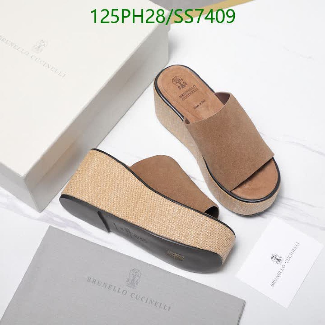 Brunello Cucinelli-Women Shoes Code: SS7409 $: 125USD
