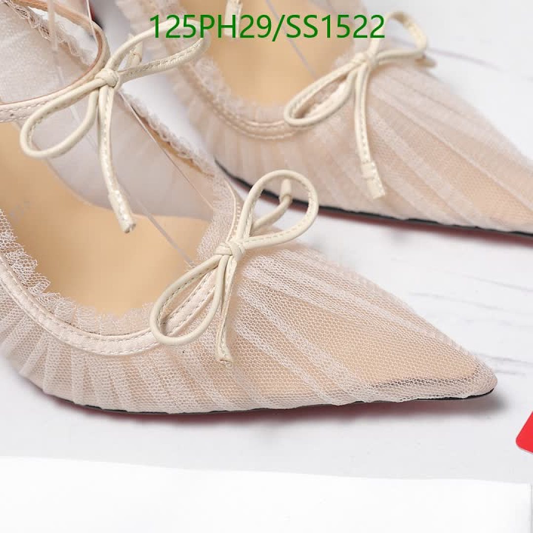 Christian Louboutin-Women Shoes Code: SS1522 $: 125USD