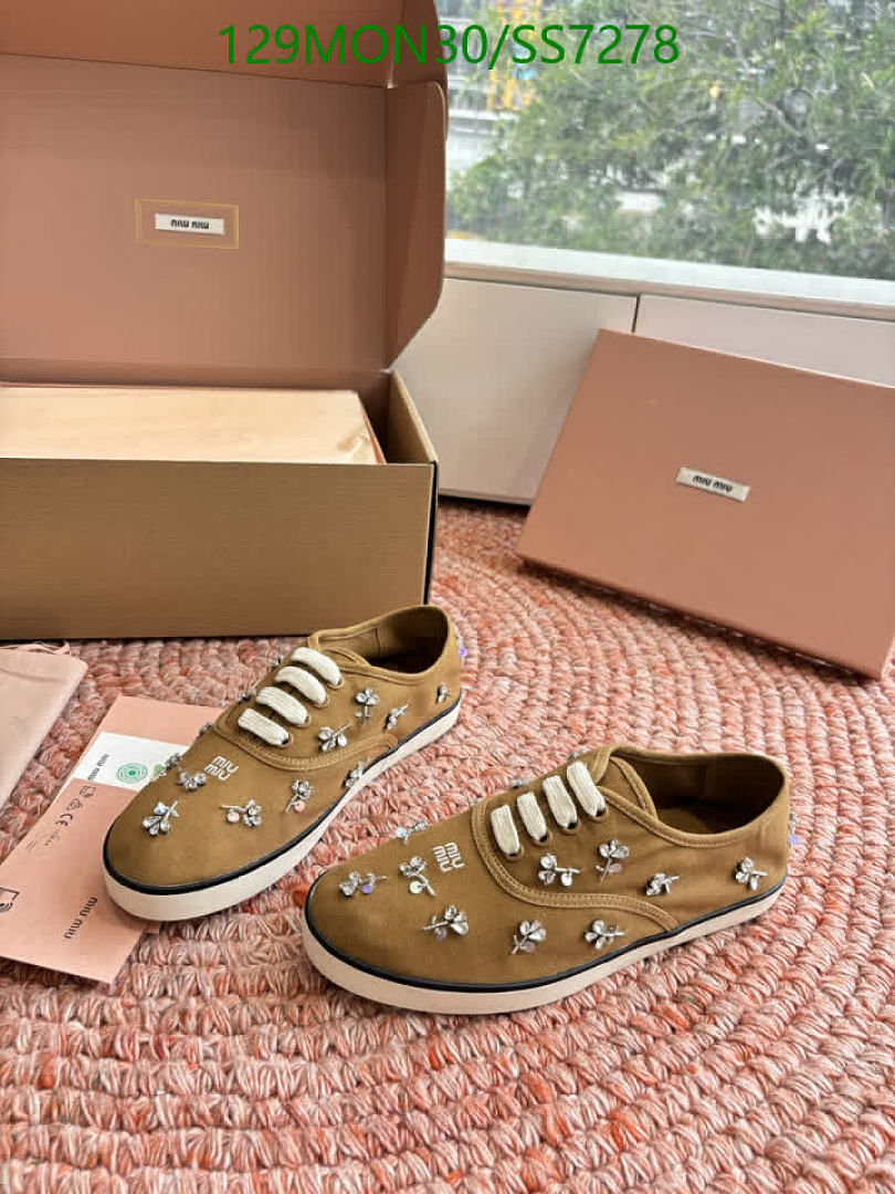 Miu Miu-Women Shoes Code: SS7278 $: 129USD