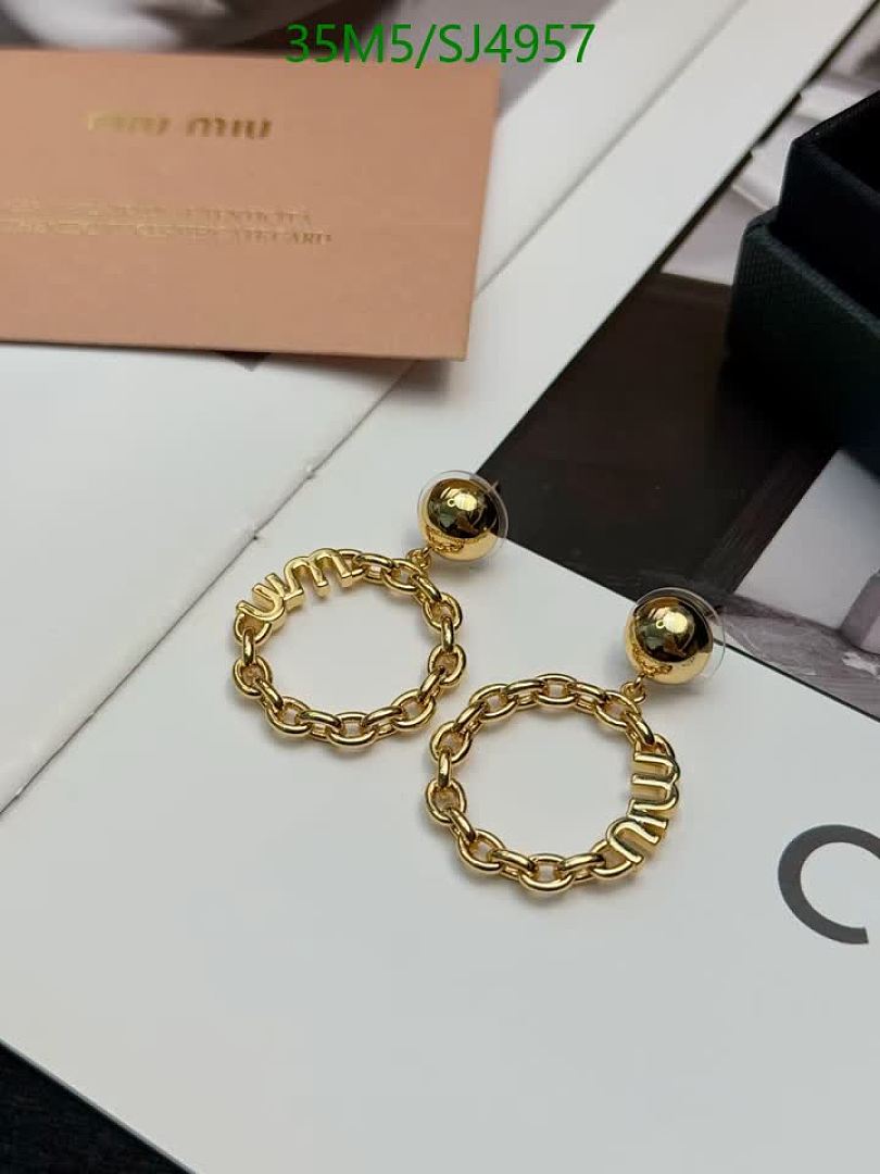 Miu Miu-Jewelry Code: SJ4957 $: 35USD